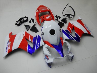 Bleu Blanc Rouge Carénage Moto VFR 800 2002-2013