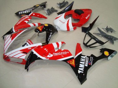 Bleu Blanc Rouge Noir Carénage Moto R1 2004-2006