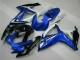 Bleu Carénage Moto ABS GSXR 600 / 750 K6 2006-2007 Bleu Carénage Moto ABS GSXR 600 / 750 K6 2006-2007