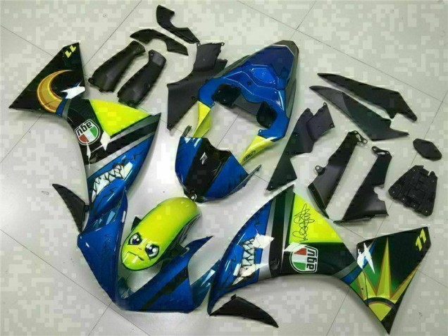 Bleu Carénage Moto R1 2009-2011 Bleu Carénage Moto R1 2009-2011