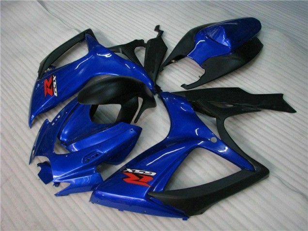 Bleu Carénages Moto ABS GSXR 600 / 750 K6 2006-2007 Bleu Carénages Moto ABS GSXR 600 / 750 K6 2006-2007