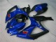 Bleu Carénages Moto ABS GSXR 600 / 750 K6 2006-2007 Bleu Carénages Moto ABS GSXR 600 / 750 K6 2006-2007