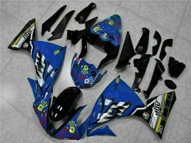Bleu Carénages Moto R1 2009-2011