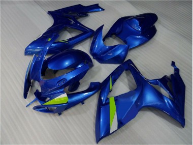 Bleu Carrosserie Moto GSXR 600 / 750 K6 2006-2007
