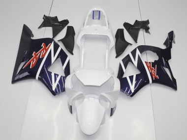 Bleu Foncé Blanc Carénage Moto CBR 900 RR 954 2002-2003