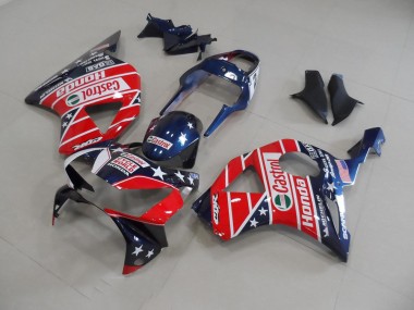 Bleu Foncé Star Carénage Moto CBR 900 RR 954 2002-2003