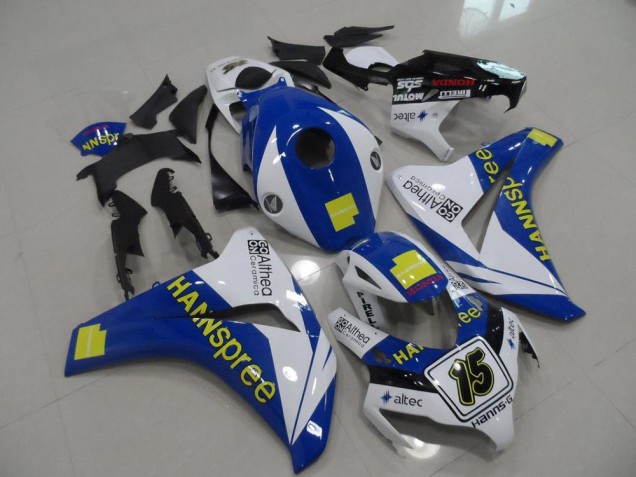 Bleu Hannspree Carénage Moto CBR 1000 RR 2008-2011 Bleu Hannspree Carénage Moto CBR 1000 RR 2008-2011