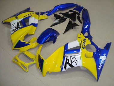 Bleu Jaune Carénage Moto CBR 600 F3 1995-1998