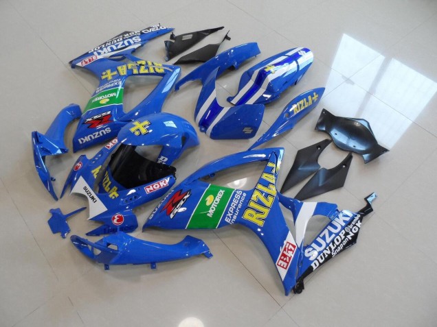 Bleu Jaune Rizla Carénage Moto GSXR 750 K6 2006-2007