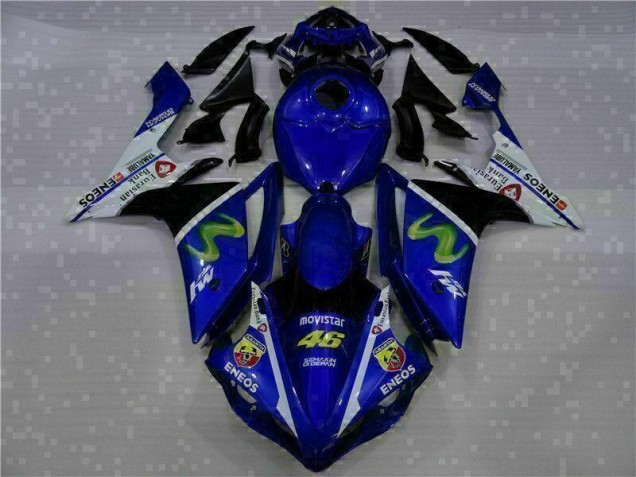 Bleu Kit Carénages Motos R1 2007-2008