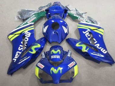 Bleu Movistar Castrol Carénage Moto CBR 1000 RR 2004-2005