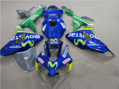 Bleu Movistar Castrol Carénage Moto CBR 1000 RR 2006-2007