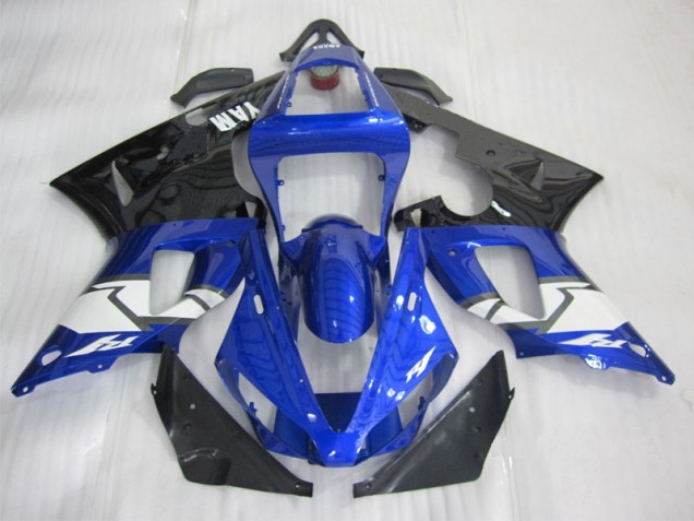 Bleu Noir Blanc Carénages Moto R1 2000-2001