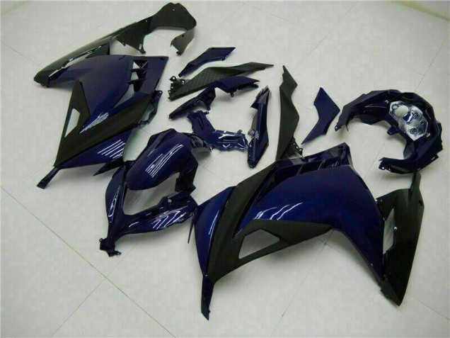 Bleu Noir Carénage Moto EX300 2013-2016 Bleu Noir Carénage Moto EX300 2013-2016