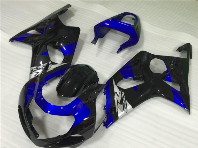 Bleu Noir Carénage Moto GSXR 1000 K1 2000-2002 Bleu Noir Carénage Moto GSXR 1000 K1 2000-2002