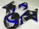 Bleu Noir Carénage Moto GSXR 1000 K1 2000-2002 Bleu Noir Carénage Moto GSXR 1000 K1 2000-2002