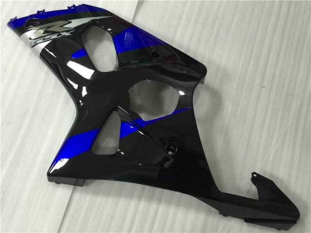 Bleu Noir Carénage Moto GSXR 1000 K1 2000-2002 Bleu Noir Carénage Moto GSXR 1000 K1 2000-2002