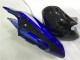 Bleu Noir Carénage Moto GSXR 1000 K1 2000-2002 Bleu Noir Carénage Moto GSXR 1000 K1 2000-2002