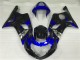 Bleu Noir Carénage Moto GSXR 1000 K1 2000-2002 Bleu Noir Carénage Moto GSXR 1000 K1 2000-2002