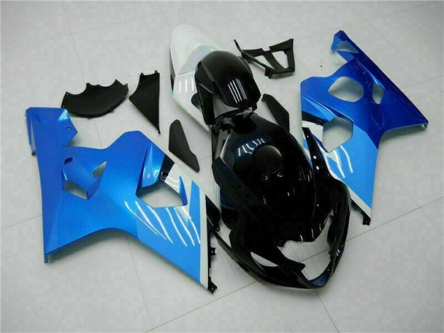Bleu Noir Carénage Moto GSXR 600 / 750 K4 2004-2005
