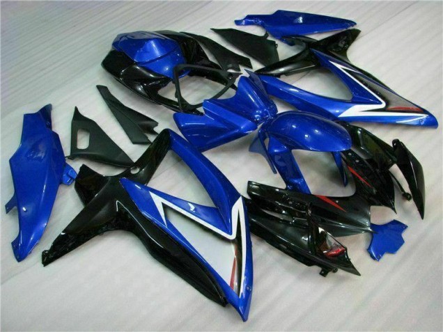 Bleu Noir Carénage Moto GSXR 600 / 750 K8 2008-2010