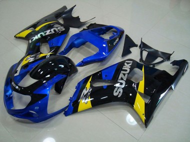 Bleu Noir Carénage Moto GSXR 750 K1 K2 K3 2001-2003