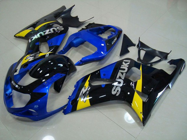 Bleu Noir Carénage Moto GSXR 750 K1 K2 K3 2001-2003
