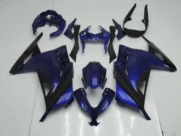 Bleu Noir Carénage Moto ZX 300R 2013-2016