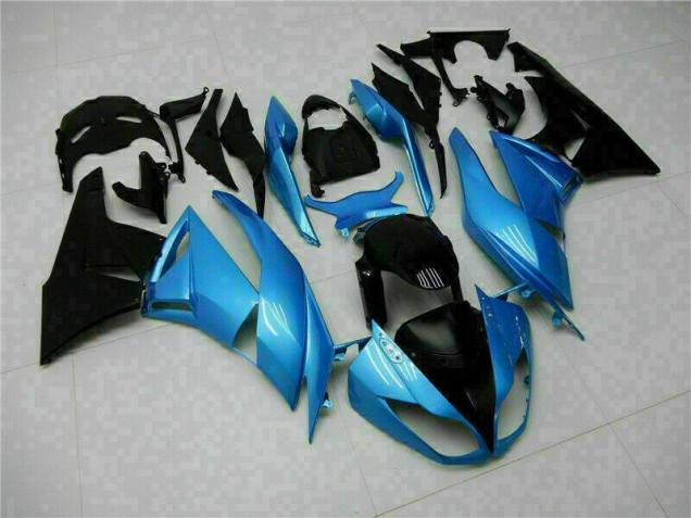 Bleu Noir Carénage Moto ZX6R 2009-2012 Bleu Noir Carénage Moto ZX6R 2009-2012