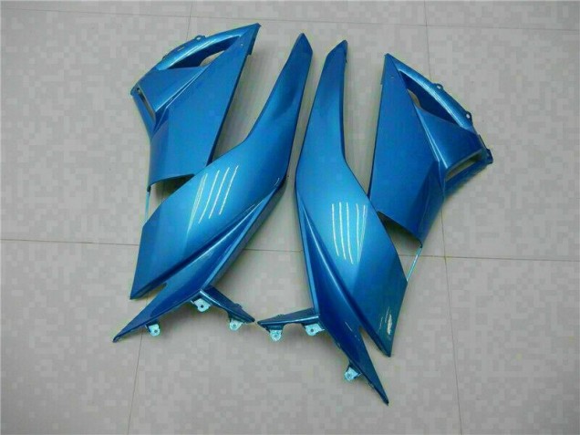 Bleu Noir Carénage Moto ZX6R 2009-2012 Bleu Noir Carénage Moto ZX6R 2009-2012