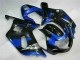 Bleu Noir Carénages Moto GSXR 600 / 750 K1 K2 K3 2001-2003