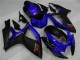 Bleu Noir Carénages Moto GSXR 600 / 750 K6 2006-2007
