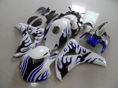 Bleu Noir Flamme Courses Carénage Moto CBR 1000 RR 2008-2011