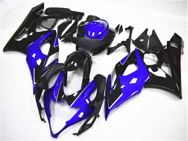 Bleu Noir Kit Carénages Motos Complet GSXR 1000 K5 2005-2006 Bleu Noir Kit Carénages Motos Complet GSXR 1000 K5 2005-2006
