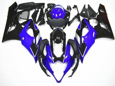 Bleu Noir Kit Carénages Motos Complet GSXR 1000 K5 2005-2006