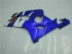 Bleu Noir Kit Carénages Motos Complet GSXR 600 / 750 K4 2004-2005