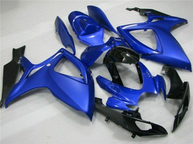 Bleu Noir Kit Carénages Motos Complet GSXR 600 / 750 K6 2006-2007 Bleu Noir Kit Carénages Motos Complet GSXR 600 / 750 K6 2006-2007