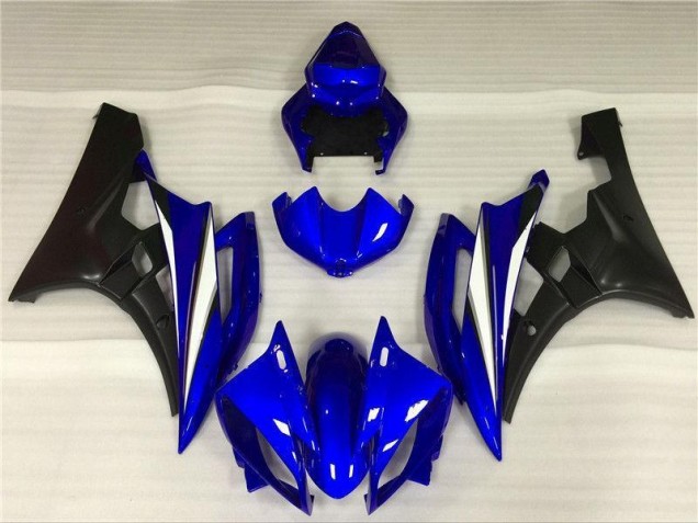 Bleu Noir Kit Carénages Motos Complet R6 2006-2007