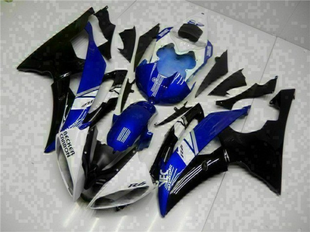 Bleu Noir Kit Carénages Motos Complet R6 2008-2016 Bleu Noir Kit Carénages Motos Complet R6 2008-2016