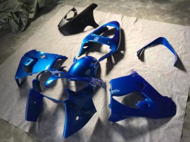Bleu Noir Mat Carénage Moto ZX9R 2002-2003
