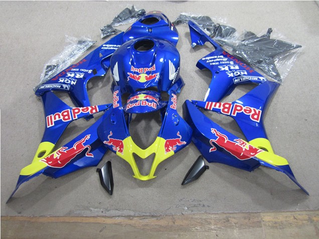 Bleu Red Bull Carénage Moto CBR 600 RR 2007-2008 Bleu Red Bull Carénage Moto CBR 600 RR 2007-2008
