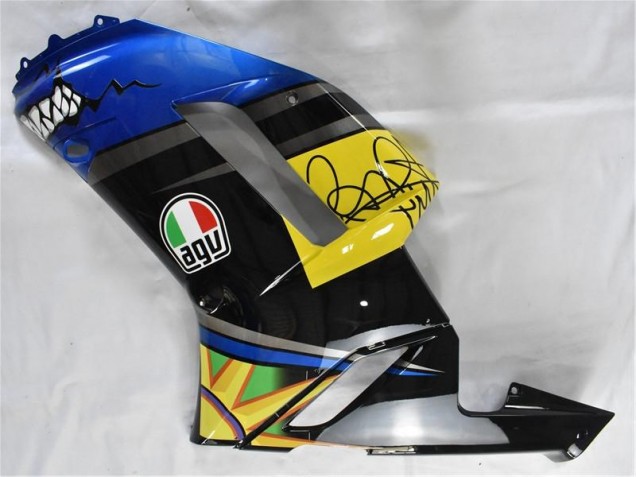 Bleu Requin Carénage Moto ZX6R 2007-2008 Bleu Requin Carénage Moto ZX6R 2007-2008