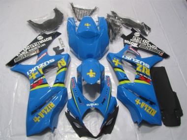 Bleu Rizla Carénage Moto GSXR 1000 K7 2007-2008