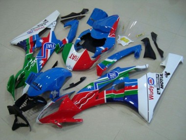 Bleu Rouge Blanc Vert Carénage Moto R6 2006-2007