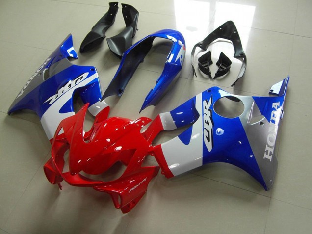 Bleu Rouge Carénage Moto CBR 600 F4i 2004-2007 Bleu Rouge Carénage Moto CBR 600 F4i 2004-2007