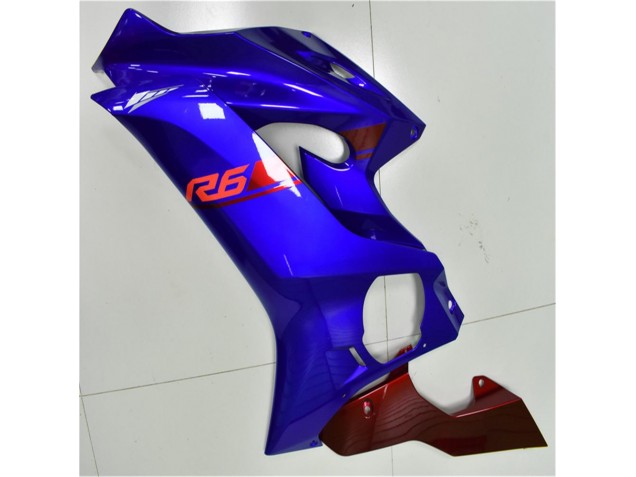 Bleu Rouge Carénage Moto R6 2017-2023 Bleu Rouge Carénage Moto R6 2017-2023