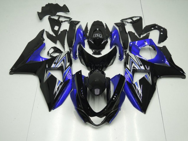 Bleu et Noir Carénage Moto GSXR 1000 K9 2009-2016 Bleu et Noir Carénage Moto GSXR 1000 K9 2009-2016