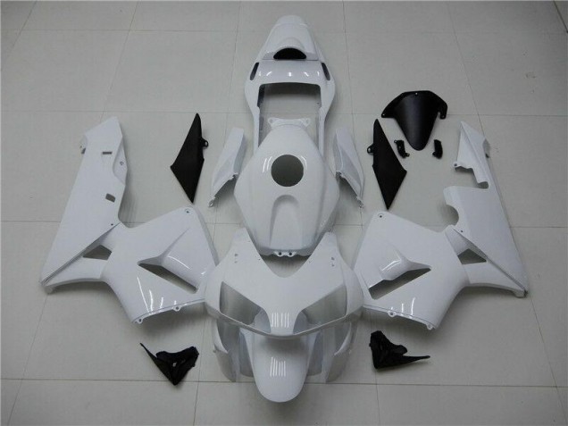 Brillant Blanc Carénage Moto CBR 600 RR 2003-2004 Brillant Blanc Carénage Moto CBR 600 RR 2003-2004