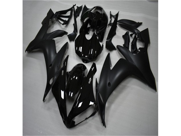 Brillant Noir Mat Carénage Moto R1 2004-2006 Brillant Noir Mat Carénage Moto R1 2004-2006