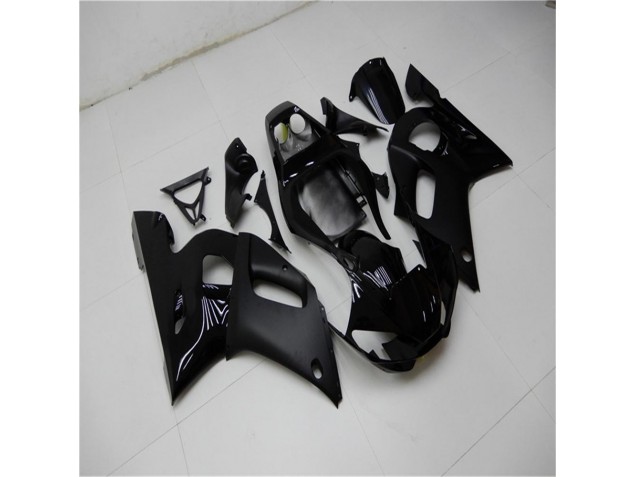 Brillant Noir Mat Carénage Moto R6 1998-2002 Brillant Noir Mat Carénage Moto R6 1998-2002